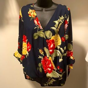 West Kei, medium, blue blouse